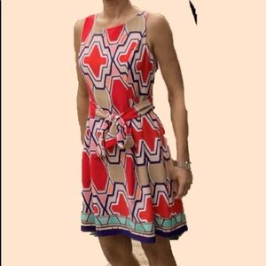 Geometric Sleeveless Dress Never Worn